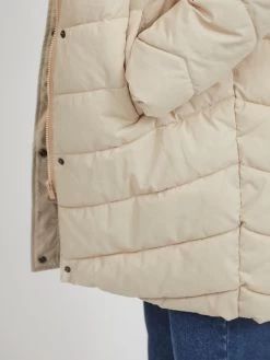 Vila Wintermantels Wintermantel Philipa Dames Crème -Vila a2af393d81735bd29e693013746e721a