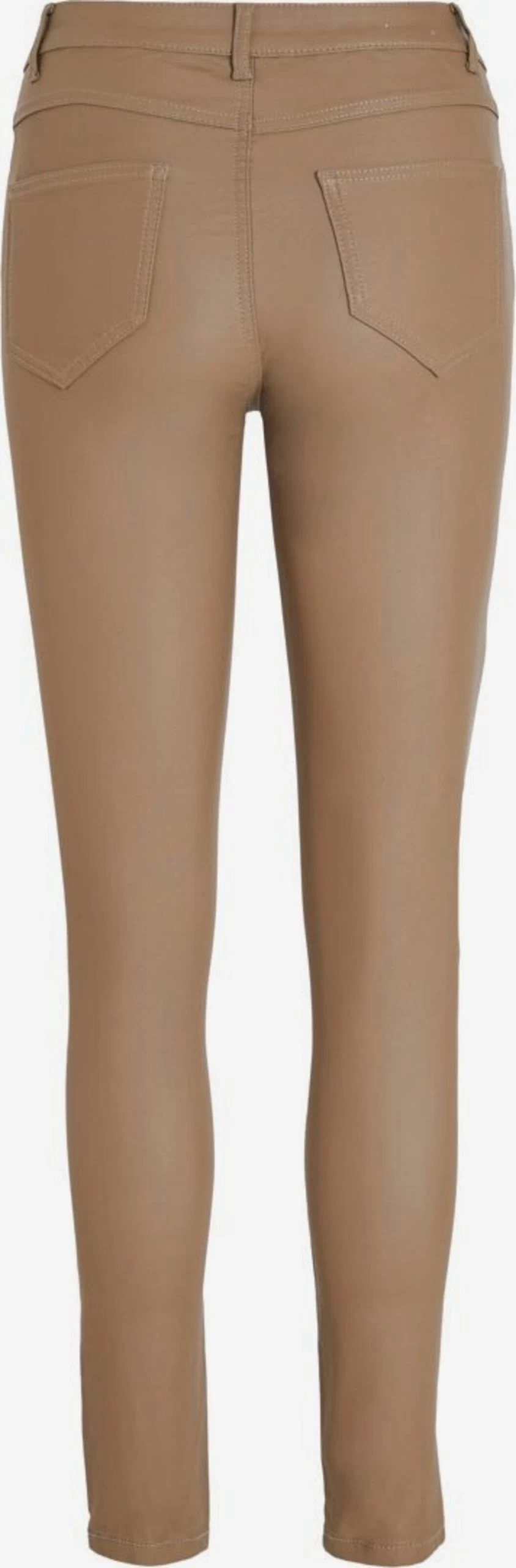 Vila Jeans Skinny Jeans Dames Donkerbeige 4 Vila Jeans Skinny Jeans Dames Donkerbeige - Afbeelding 2