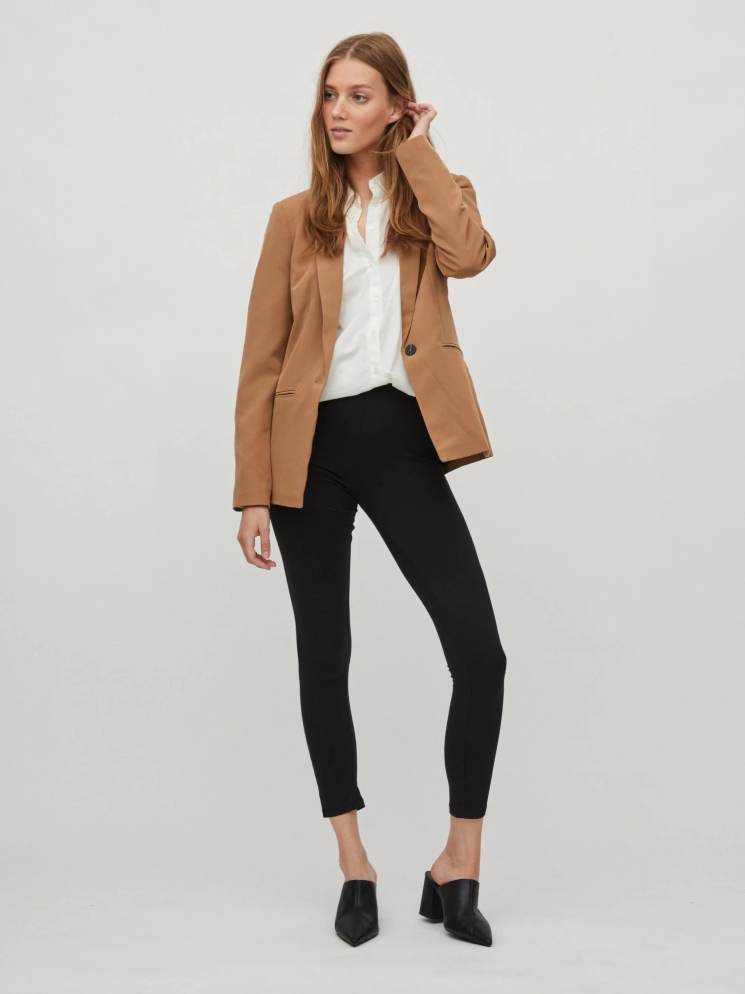 Vila Broeken Skinny Leggings Bella Dames Zwart 7 Vila Broeken Skinny Leggings Bella Dames Zwart - Afbeelding 5