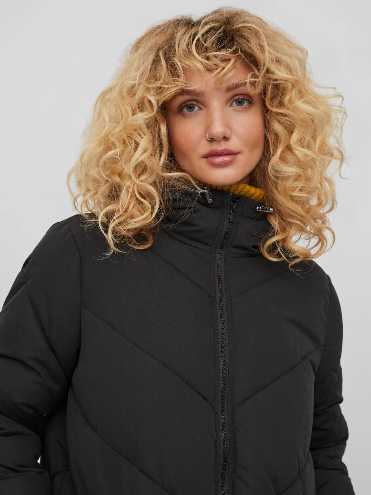 Vila Wintermantels Wintermantel Rust Dames Zwart 9 Vila Wintermantels Wintermantel Rust Dames Zwart - Afbeelding 7