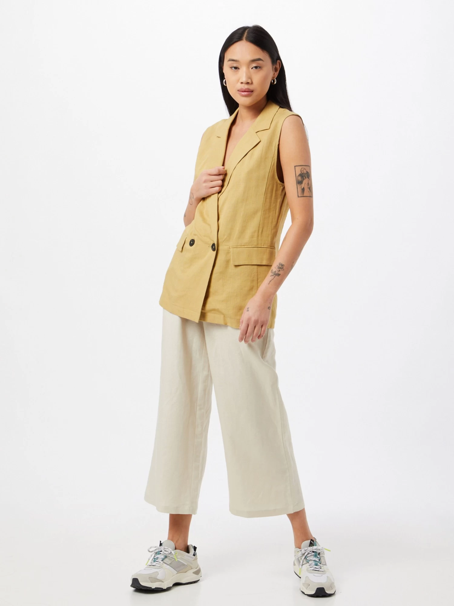 Vila Bodywarmers Bodywarmer VITIPPIE Dames Sand 7 Vila Bodywarmers Bodywarmer VITIPPIE Dames Sand - Afbeelding 5