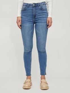 Vila Jeans Skinny Jeans Dames Blauw -Vila a8098a7b7312c1079571a1e5775113d8