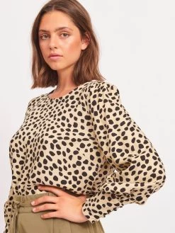 Vila Blouseshirts Blouse Vish Dames Sand -Vila a81024d711000227956810ebfe96bb13