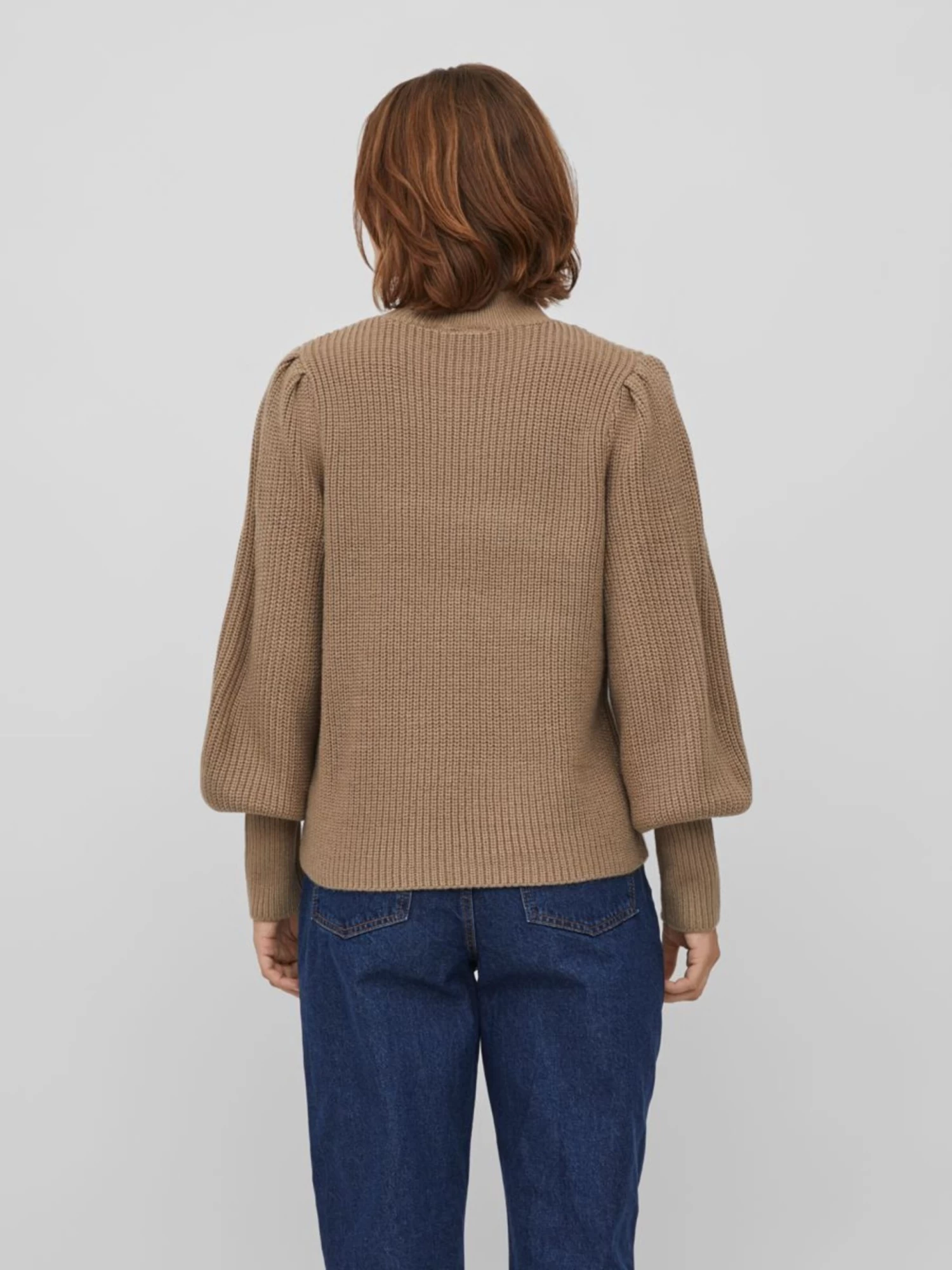 Vila Truien Trui Dames Bruin 6 Vila Truien Trui Dames Bruin - Afbeelding 4