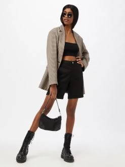 Vila Shorts Regular Broek Dames Zwart -Vila a88a8a336863d35f9bcd0eefdc8444ae