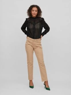 Vila Straight Regular Jeans STRAY Dames Donkerbeige 11 Vila Straight Regular Jeans STRAY Dames Donkerbeige -Vila a8d6b77cdb3d8ce06e8eb5931cea6326