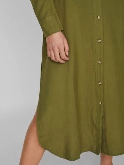 Vila Blousejurken Blousejurk Dames Groen -Vila a9457c938af161847cfadf5f87868e31