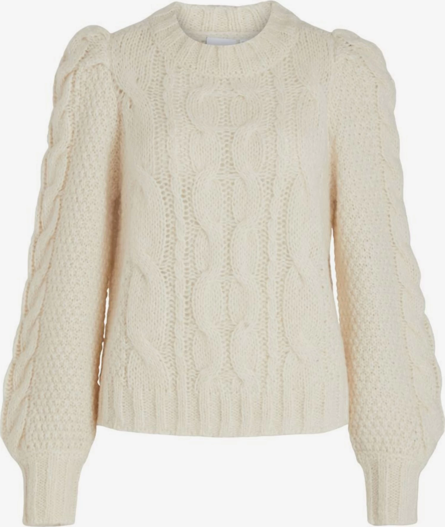 Vila Fijngebreide Truien Trui Dames Beige 3 Vila Fijngebreide Truien Trui Dames Beige