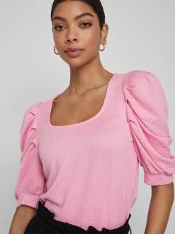 Vila Tops Top Dames Pink -Vila aaced0d87ccaa478e9f0f4aa450cb67f