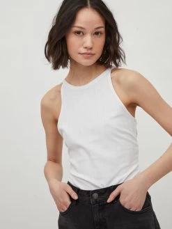 Vila Spaghetti Tops Top Athalia Dames Wit -Vila aaee5a82a0469adc842ab9cf44afb505