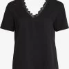 Vila Kanten Blouses Blouse Sommi Dames Zwart -Vila abafc72c5cb10499805e08e0896f61a5