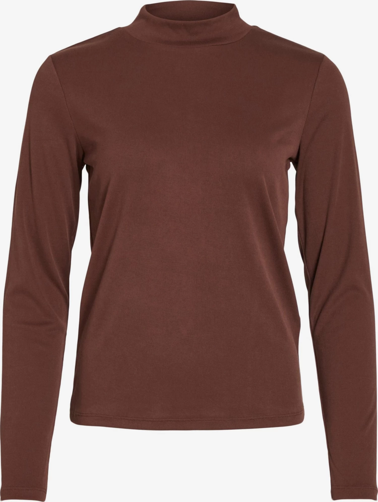 Vila Longsleeves Shirt Dames Chocoladebruin 3 Vila Longsleeves Shirt Dames Chocoladebruin