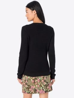 Vila Basic Truien Trui DALO Dames Zwart -Vila ac272c02d7db3ae0342abb95fec3b3a9