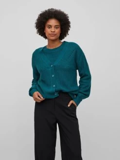 Vila Vesten Gebreid Vest Dames Blauw 10 Vila Vesten Gebreid Vest Dames Blauw -Vila acb1c92fffa919fc452701f0c9c0e45e