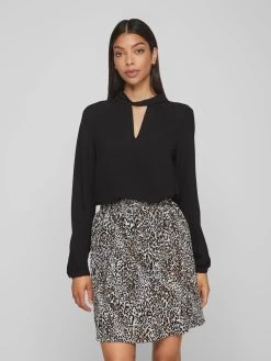 Vila Overhemden Blouse Dames Zwart 10 Vila Overhemden Blouse Dames Zwart -Vila ad223f9bde5a1f4e1b1e55f5ca2da2d3