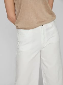 Vila Wide Leg Wide Leg Jeans Widey Dames Wit -Vila ad2872b247c707a635bc89c95655fb49