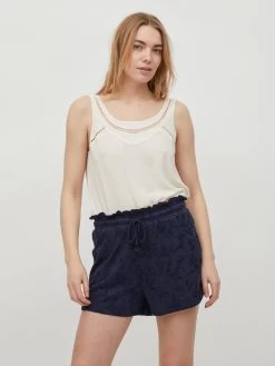 Vila Tanktops Top Cub Dames Crème -Vila ae0722b7ad2ae18ef4e2470b8b30f5e1