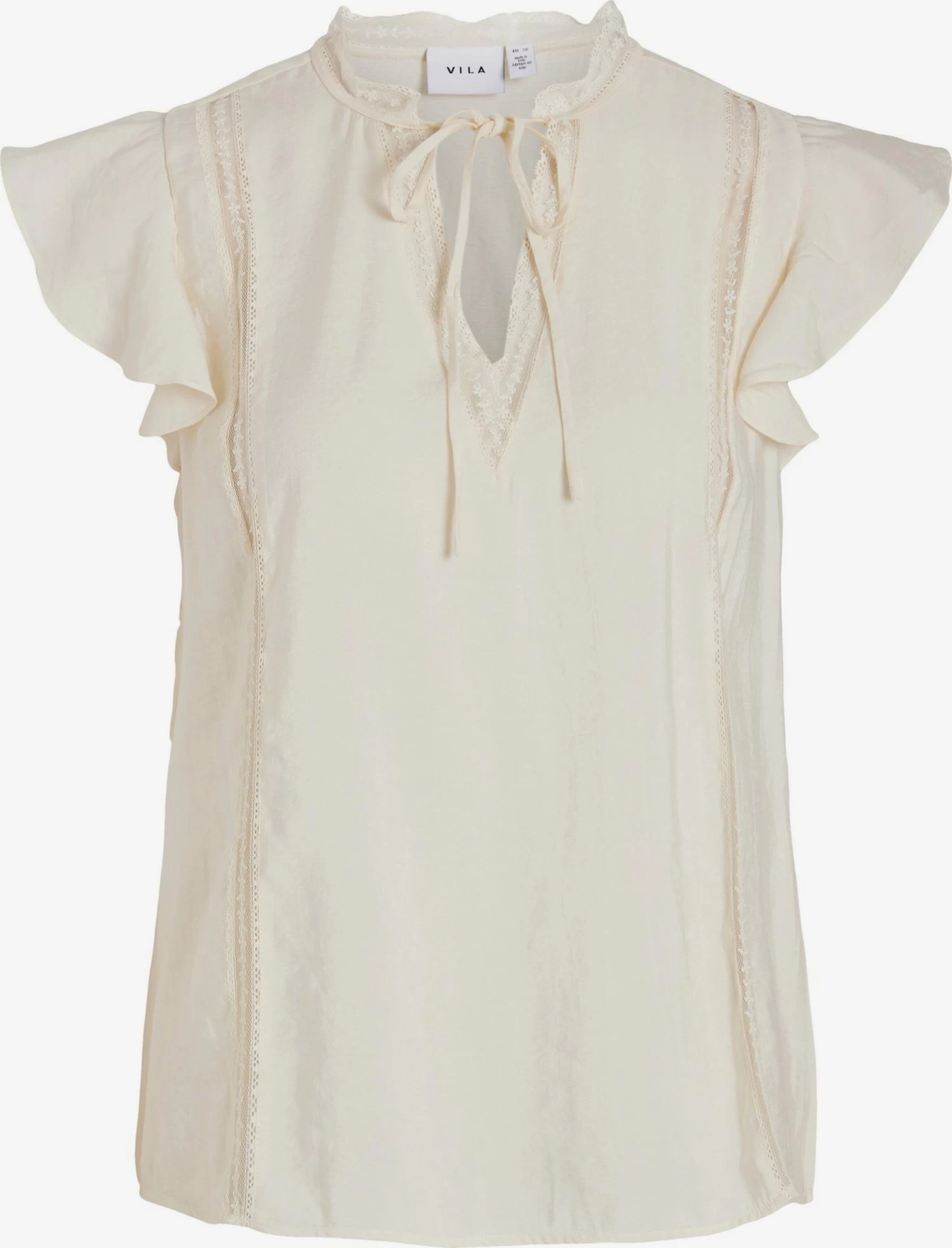 Vila Blouse Tops Blouse LUCIA Dames Beige 3 Vila Blouse Tops Blouse LUCIA Dames Beige