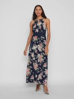 Vila Zomerjurken Zomerjurk Milina Dames Navy -Vila ae7d5524b6789818145ff86b374d3971