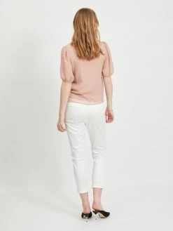 Vila Blouses Met Korte Mouw Blouse Dames Pastelroze -Vila af4a7f61c94c3a152db2dd34ab203762