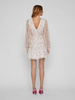 Vila Mini Jurken Jurk Sophia Dames Crème -Vila af4c6e396e0dfffb0b61d0372a364560