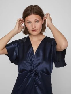 Vila Avondjurken Avondjurk Sittas Dames Navy -Vila b0a6d42005b5c9e93c2b765a75705f3f