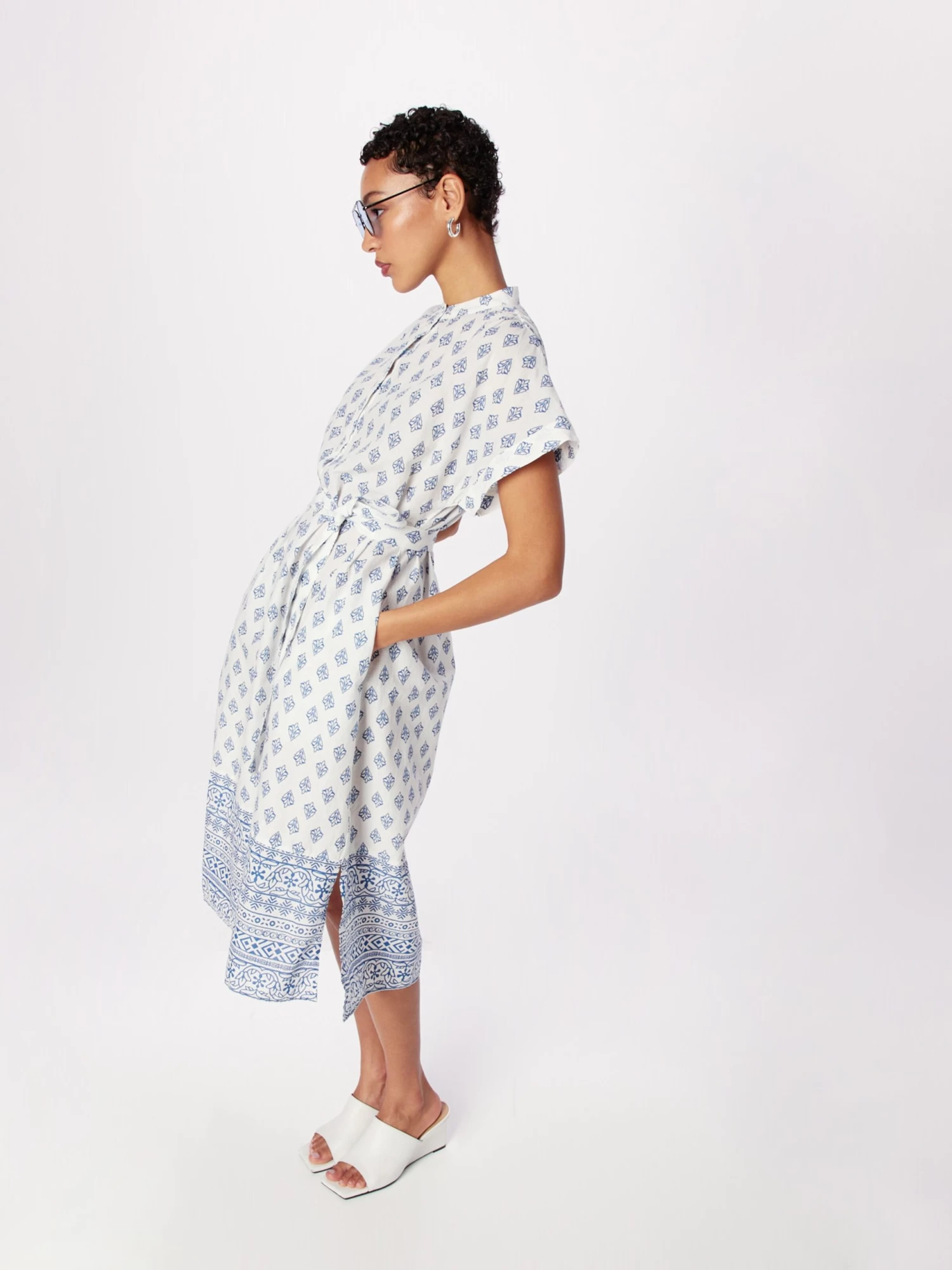 Vila Blousejurken Blousejurk Hymna Dames Wit 7 Vila Blousejurken Blousejurk Hymna Dames Wit - Afbeelding 5