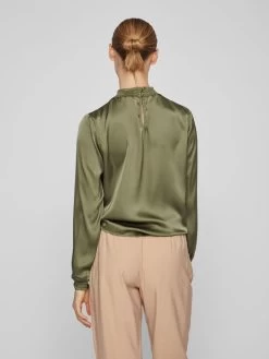 Vila Blouseshirts Blouse Dames Groen 11 Vila Blouseshirts Blouse Dames Groen -Vila b15e9dc8c89cfa750dedc72fb155e18e