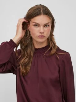 Vila Blouseshirts Blouse Dames Bordeaux 13 Vila Blouseshirts Blouse Dames Bordeaux -Vila b18d08edf8faa0d40d5afa1893afc4f8