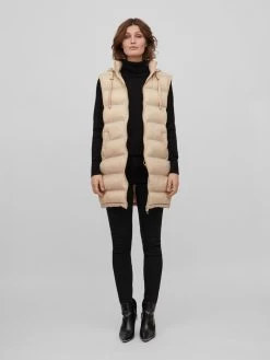 Vila Bodywarmers Bodywarmer Trish Dames Beige 11 Vila Bodywarmers Bodywarmer Trish Dames Beige -Vila b1cc5ef4fd390713facf5dc71aaa5ec9