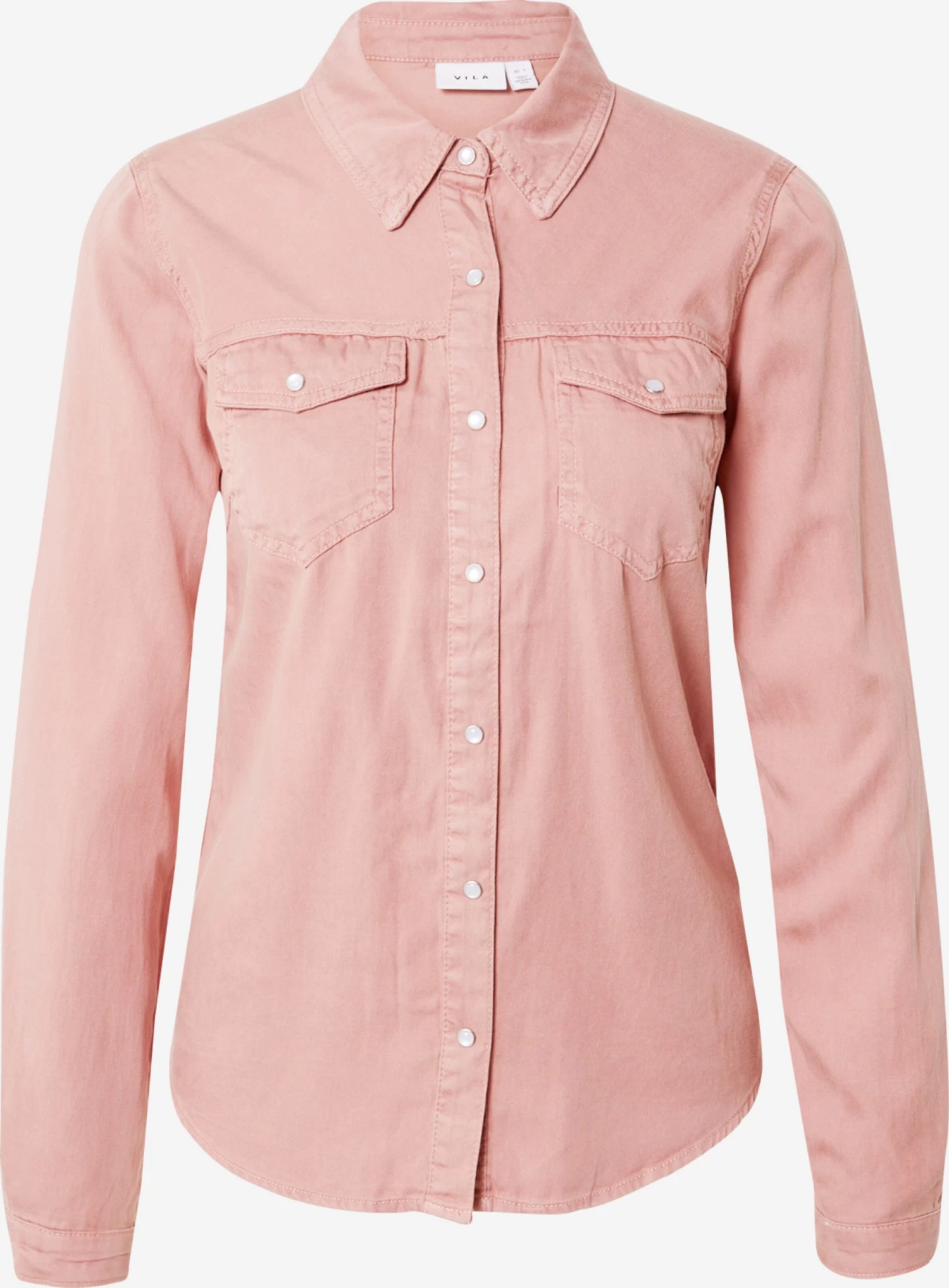 Vila Spijkerblouses Blouse Vibista Dames Rosa 3 Vila Spijkerblouses Blouse Vibista Dames Rosa