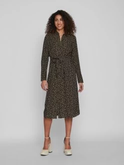 Vila Maxi Jurken Blousejurk Pil Oma Dames Zwart 12 Vila Maxi Jurken Blousejurk Pil Oma Dames Zwart -Vila b2f63dff5284e68307c8b11207c096ca