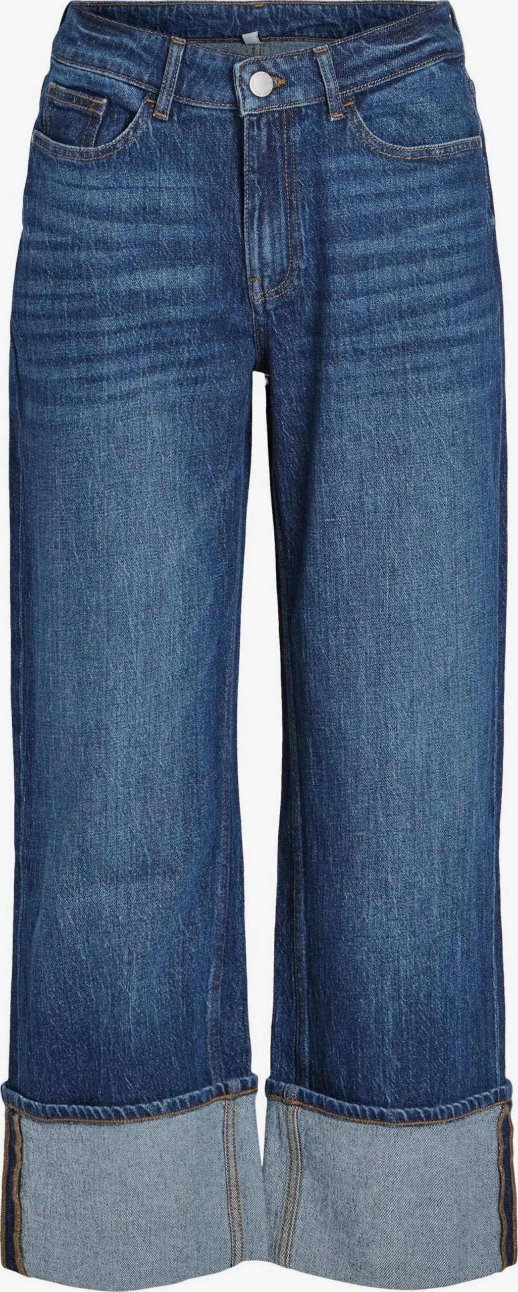 Vila Wide Leg Wide Leg Jeans Bella Dames Blauw 3 Vila Wide Leg Wide Leg Jeans Bella Dames Blauw