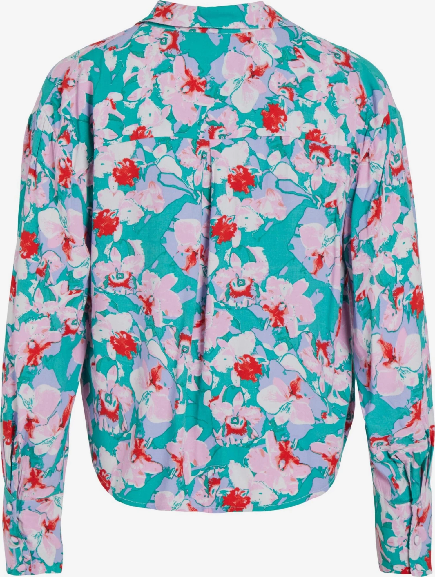 Vila Overhemden Blouse Kikki Dames Blauw 4 Vila Overhemden Blouse Kikki Dames Blauw - Afbeelding 2