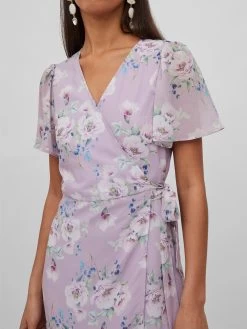 Vila Maxi Jurken Jurk Dames Lichtlila -Vila b47977a6d8e303efd1e60432bcb62a88