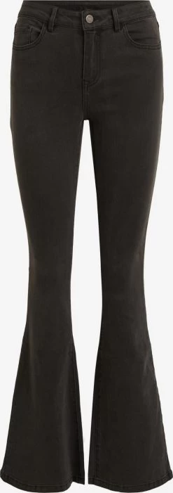 Vila Bootcut Flared Jeans Dames Zwart