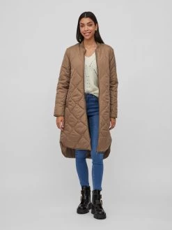 Vila Tussenmantels Tussenmantel Manon Dames Bruin -Vila b4d37666b72832f04098a1c46fcf0c02