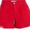 Vila Denim Shorts Regular Jeans Dames Vuurrood 1 Vila Denim Shorts Regular Jeans Dames Vuurrood -Vila b4de62c8a561c6f803637c9c97e108e0