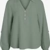 Vila Overhemden Blouse Prisilla Dames Pastelgroen 2 Vila Overhemden Blouse Prisilla Dames Pastelgroen -Vila b79b0ea187254f77796d6ea62181000b