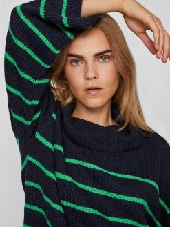 Vila Coltruien Trui Vigga Dames Navy -Vila b84efa34c0cc9f5f6e7cd307f83cc348