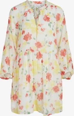 Vila Blousejurken Blousejurk Falia Dames Wit