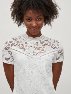 Vila Blouses Met Korte Mouw Blouse Stasia Dames Wit 14 Vila Blouses Met Korte Mouw Blouse Stasia Dames Wit -Vila b9b4d3cfde6c602314ea8246a86f0b08