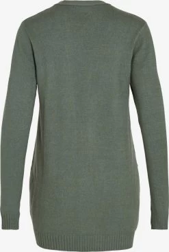 Vila Vesten Gebreid Vest Ril Dames Donkergroen -Vila b9f7bca310069ba90b6115a96cf1e871