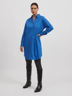 Vila Lange Blouses Blouse Gimas Dames Royal Blue/koningsblauw -Vila ba0ebbd0cd18d84499513a4df41244d4