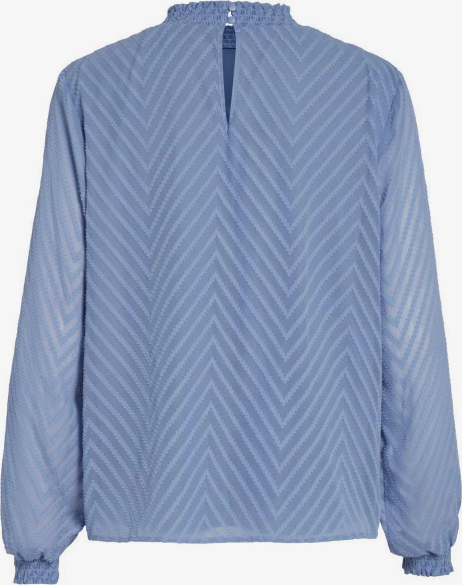 Vila Blouseshirts Blouse Dames Blauw 4 Vila Blouseshirts Blouse Dames Blauw - Afbeelding 2