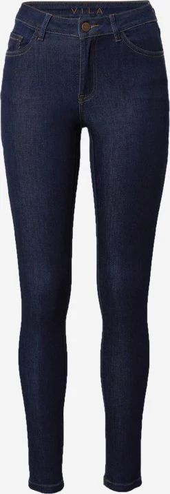 Vila Jeans Skinny Jeans Dames Donkerblauw