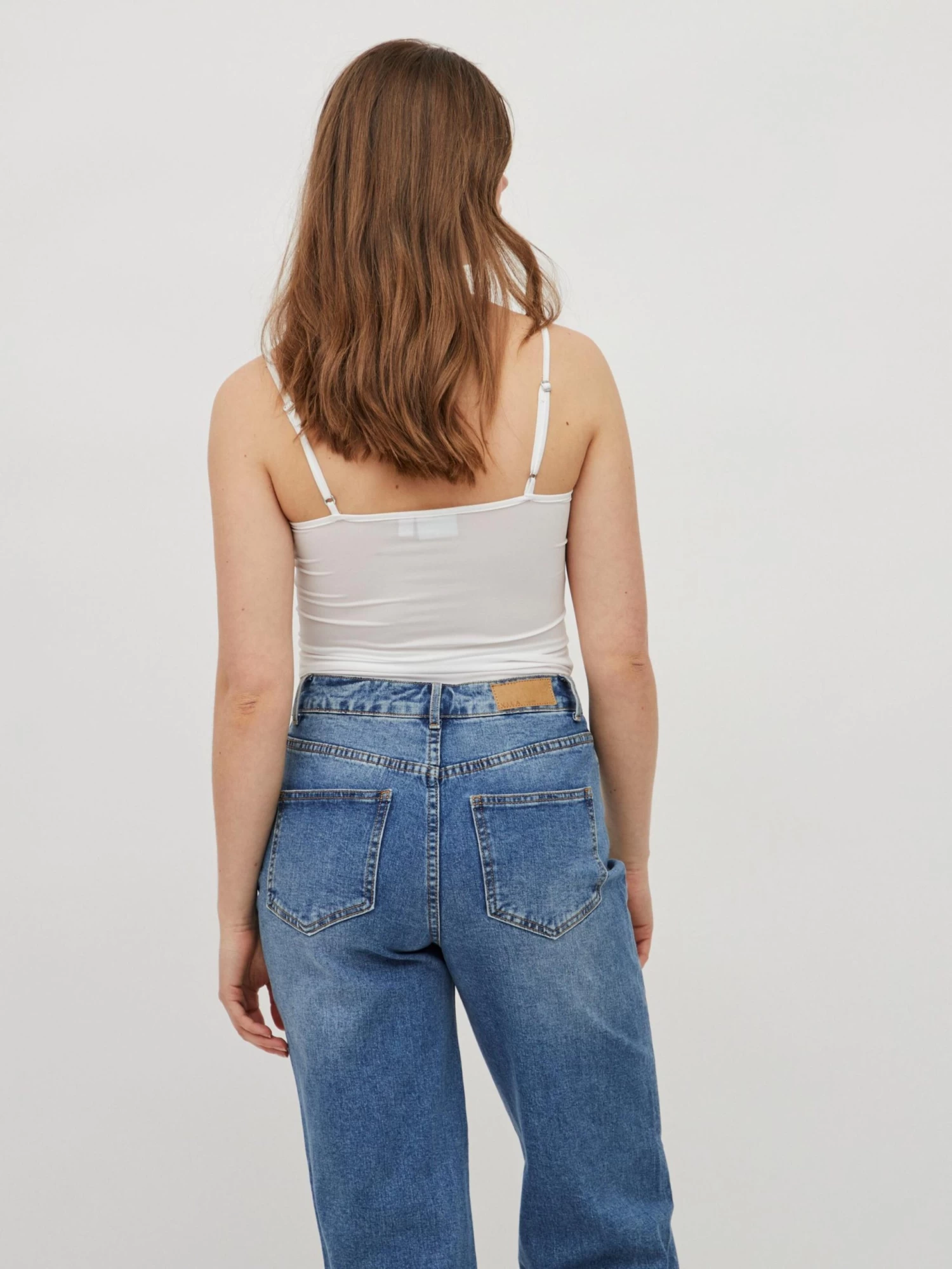 Vila Spaghetti Tops Top Dames Wit 9 Vila Spaghetti Tops Top Dames Wit - Afbeelding 7