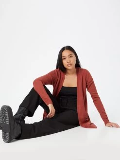 Vila Vesten Gebreid Vest Ril Dames Roestrood -Vila bbf2a7dddddd46505984f90e4f238157