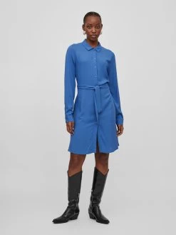 Vila Blousejurken Blousejurk Paya Dames Blauw 12 Vila Blousejurken Blousejurk Paya Dames Blauw -Vila bd38cdac61983bc3c44ce20a1263757d