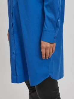 Vila Lange Blouses Blouse Gimas Dames Royal Blue/koningsblauw -Vila bd4041a6d354bca1c29cf5451ad66d6e